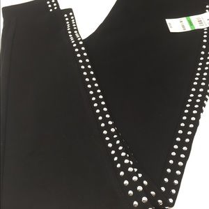 Bar III embellished leggings size Large